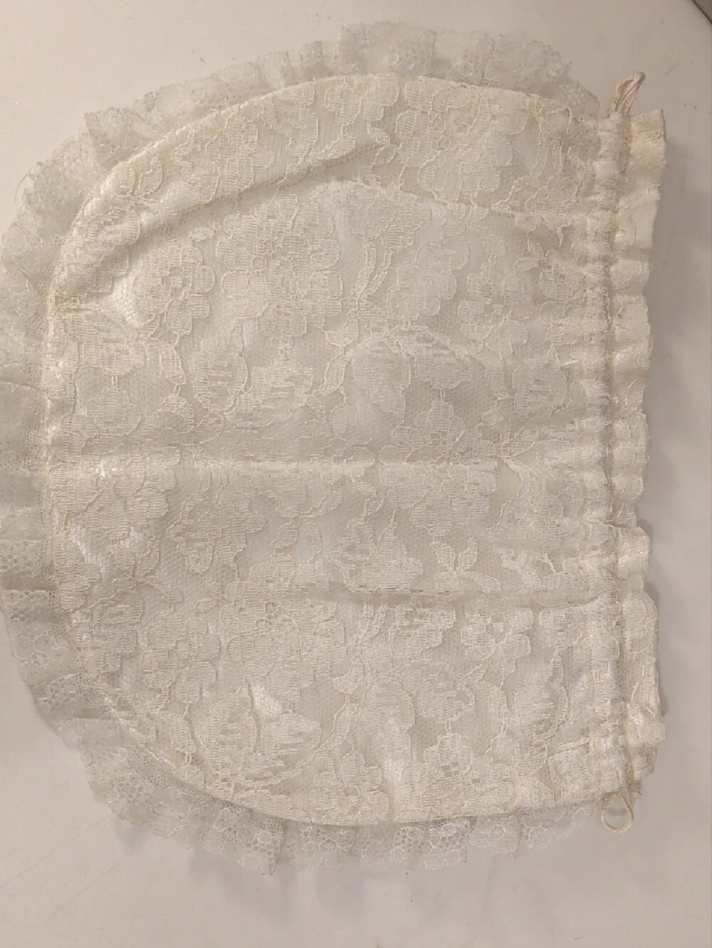 Vintage Bridal Veil And Lace Pouch Purse Wedding Accessories 70s - 80s
